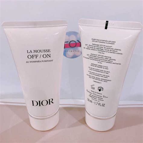 dior la mousse off/on foaming cleanser